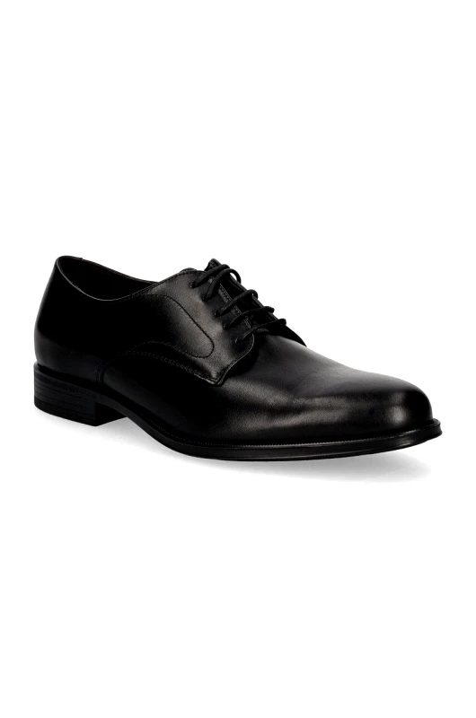 Hackett London Δερμάτινα κλειστά παπούτσια Hackett London DUKE MASTER χρώμα: μαύρο, HMS21407