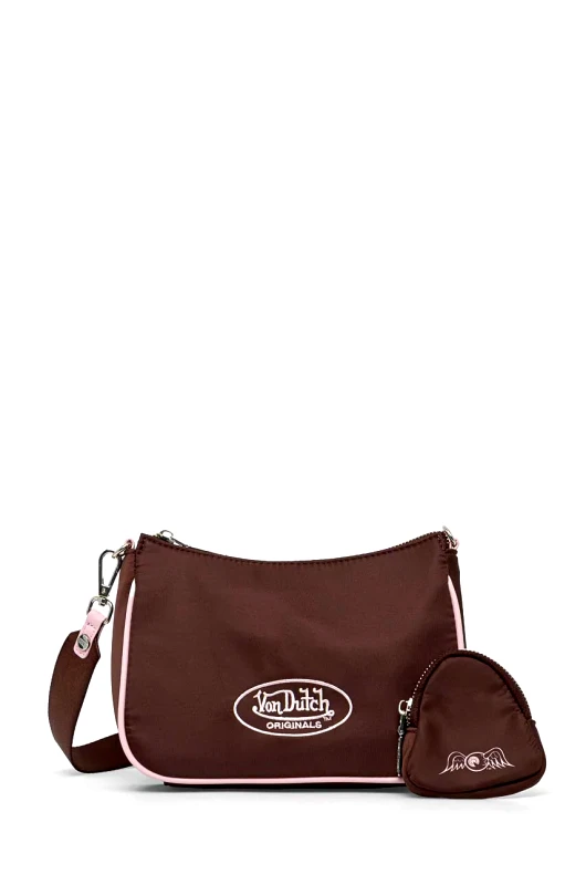 Von Dutch Τσάντα Von Dutch KACEY χρώμα: καφέ, 4108035