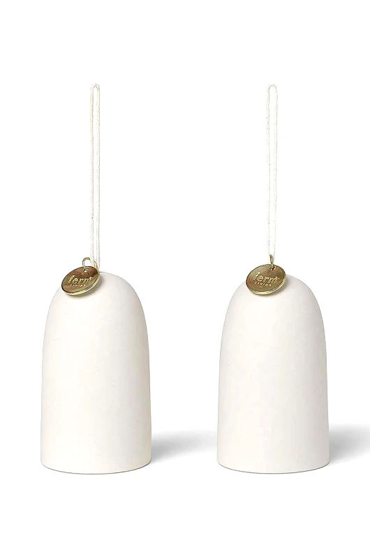 Ferm Living Χριστουγεννιάτικο διακοσμητικό ferm LIVING Bell Ceramic Ornaments 2-pack