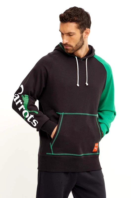 Puma Μπλούζα Puma PUMA X CARROTS Graphic Hoodie TR χρώμα: μαύρο, με κουκούλα, 627445