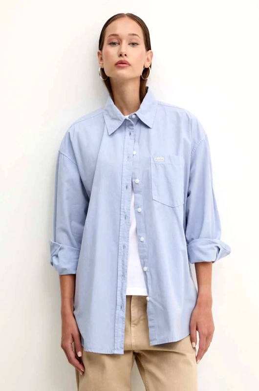 Guess Jeans Βαμβακερό πουκάμισο Guess Jeans