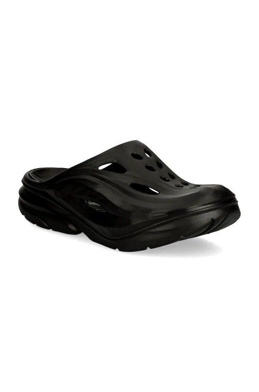 Hoka Παντόφλες Hoka Ora Recovery χρώμα: μαύρο, 1147951