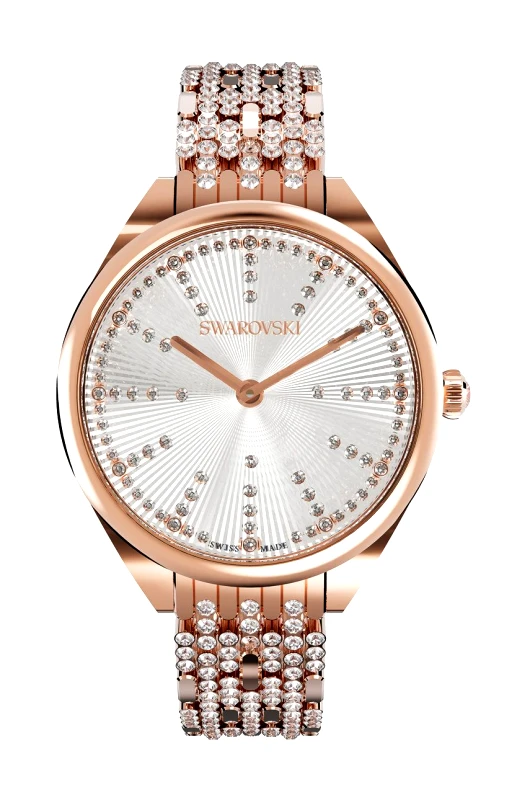 Swarovski Ρολόι Swarovski γυναικείo, χρώμα: χρυσαφί