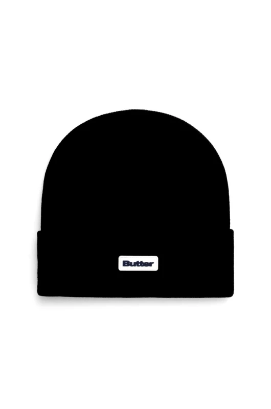 Butter Goods Καπέλο Butter Goods Tall Cuff Beanie χρώμα: μαύρο, BGQ423D14301