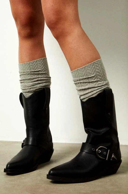 Medicine Καουμπόικες μπότες Medicine χρώμα: μαύρο