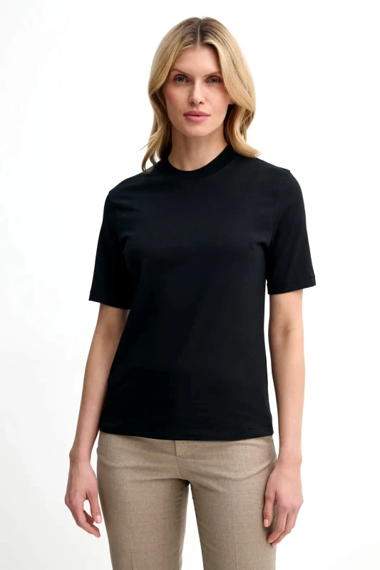 Filippa K Βαμβακερό μπλουζάκι Filippa K γυναικείο, χρώμα: μαύρο, 30611
