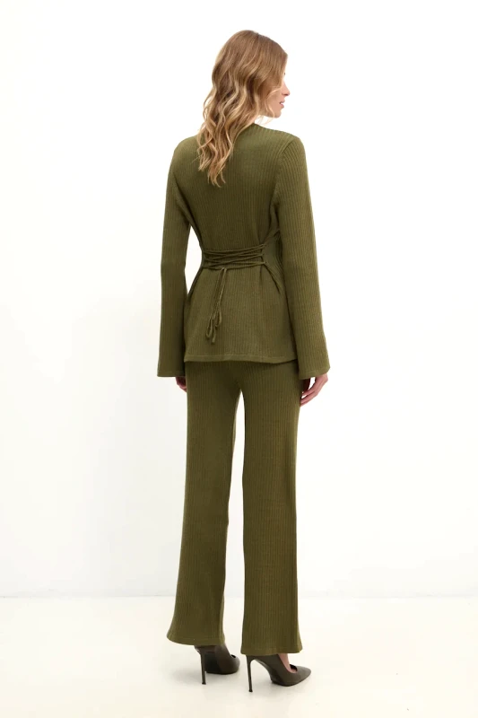 Answear.LAB Πουλόβερ και παντελόνι Answear.LAB χρώμα: πράσινο