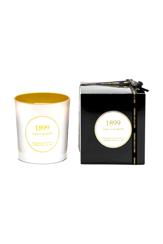 Cereria Molla Αρωματικό κερί σόγιας Cereria Molla Tobacco & Amber 600 g χρώμα: πολύχρωμο