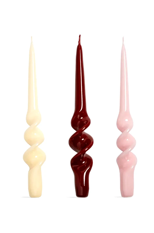 &k amsterdam Σετ κεριών &k amsterdam alpha reds set 3-pack χρώμα: πολύχρωμο