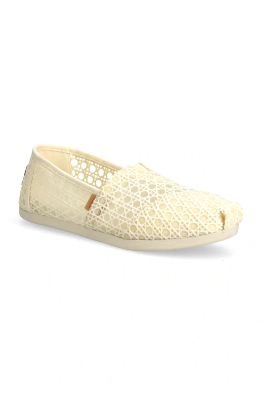 Toms Εσπαντρίγιες Toms Alpargata χρώμα: μπεζ, 10020662