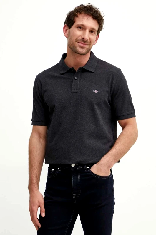 Gant Βαμβακερό μπλουζάκι πόλο Gant