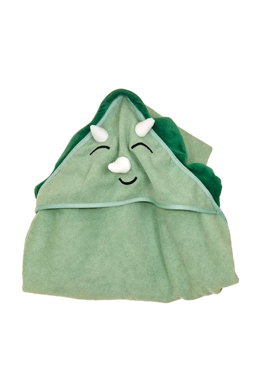 Aroma Home Παιδική πετσέτα με κουκούλα Aroma Home Downtime Dino Hooded Towel χρώμα: πολύχρωμο
