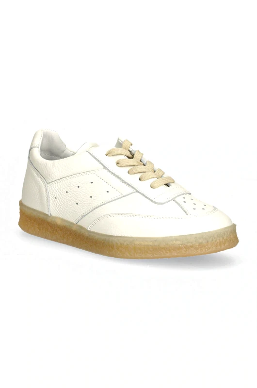 MM6 Maison Margiela Δερμάτινα αθλητικά παπούτσια MM6 Maison Margiela χρώμα: άσπρο, S59WS0212.P7016