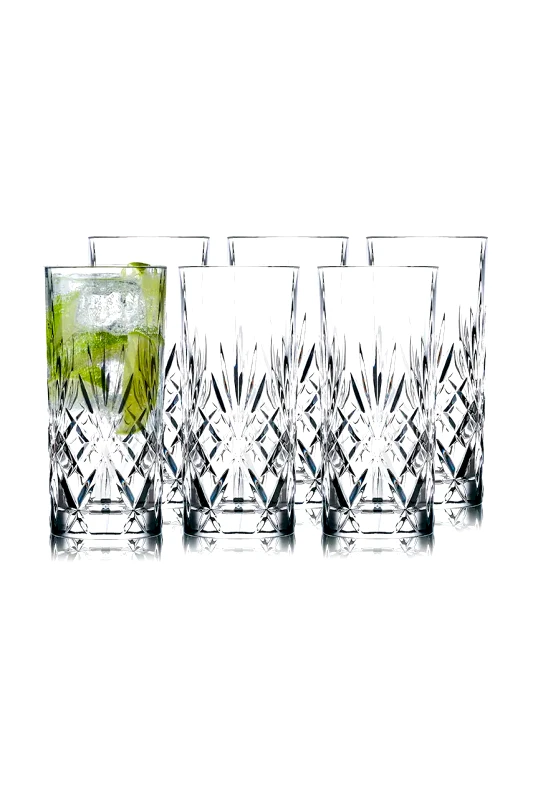 Lyngby Σετ ποτηριών Lyngby Melodia 360 ml 6-pack χρώμα: πολύχρωμο