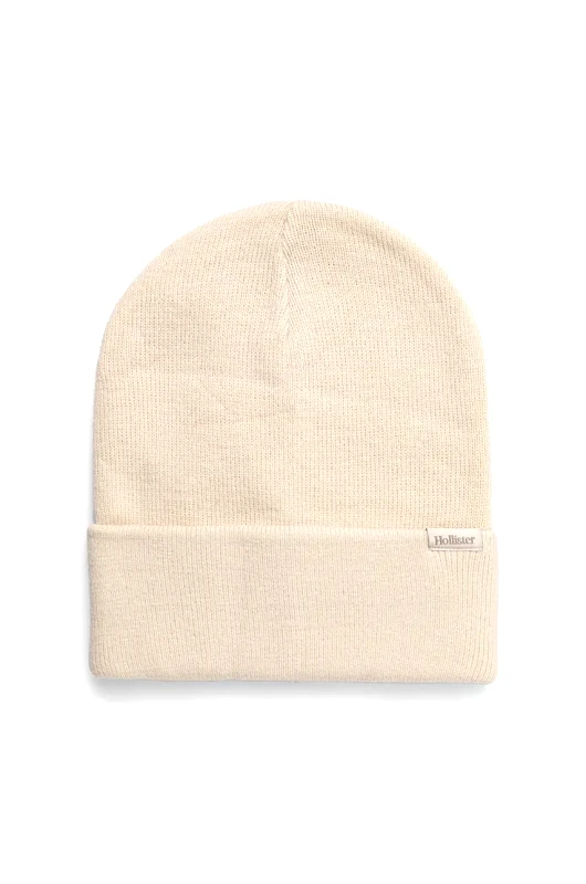 Hollister Co. Σκούφος Hollister Co. χρώμα: μπεζ, KI312-4035