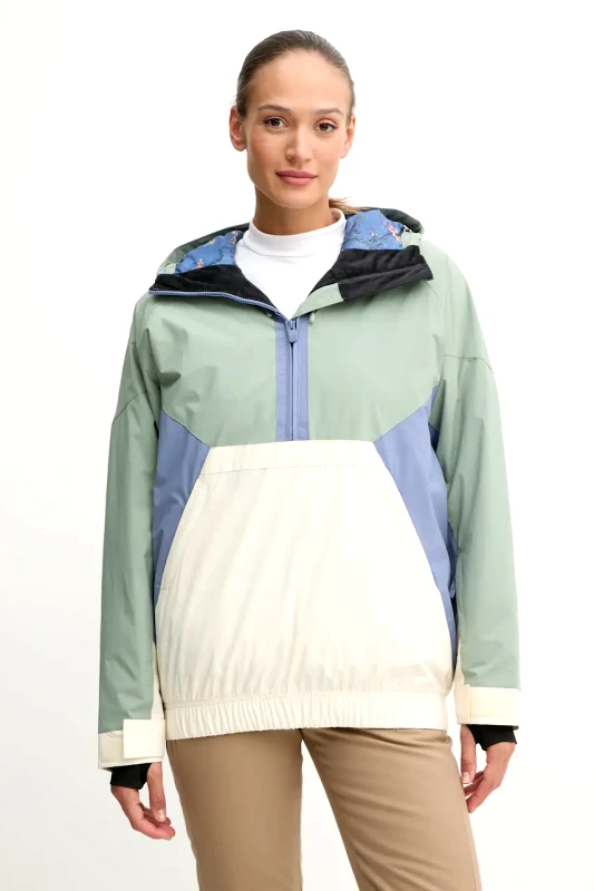 Roxy Μπουφάν Roxy x Chloe Kim χρώμα: πράσινο, ERJTJ03476