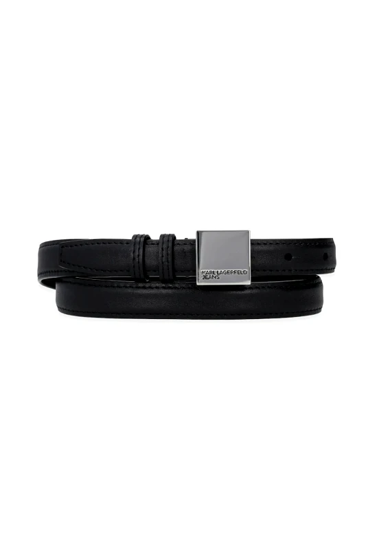 Karl Lagerfeld Jeans Ζώνη Karl Lagerfeld Jeans χρώμα: μαύρο, A1W33125