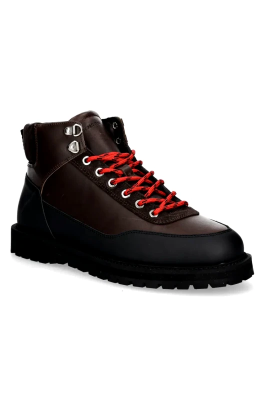 Garment Project Δερμάτινα παπούτσια GARMENT PROJECT Olaf Lace-Up Boot χρώμα: καφέ, GPF2608