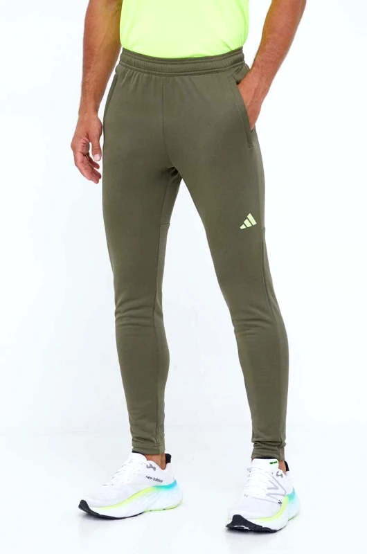 adidas Performance Παντελόνι προπόνησης adidas Performance Train Essentials Seasonal χρώμα: πράσινο