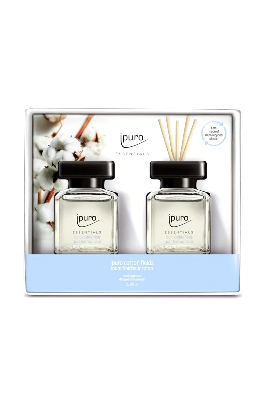 Ipuro Κιτ διάχυσης αρώματος Ipuro Cotton Fields 2 x 50 ml 2-pack