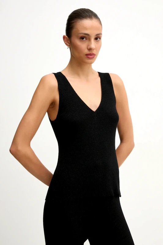 United Colors of Benetton Top United Colors of Benetton χρώμα: μαύρο, 1194DH016