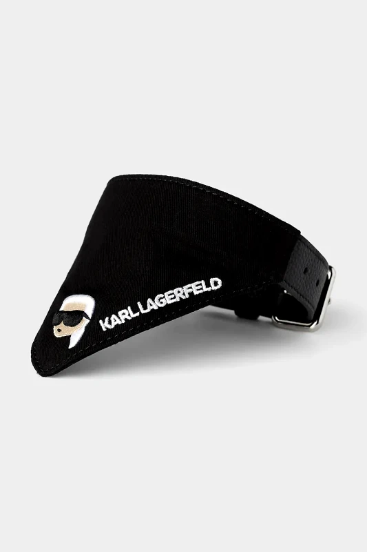Karl Lagerfeld Κολάρο για σκύλους Karl Lagerfeld Ikon χρώμα: μαύρο, A1W42042