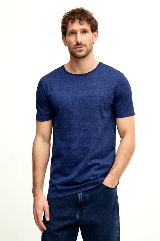 Lindbergh Μπλουζάκι Lindbergh χρώμα: ναυτικό μπλε, 30-48044