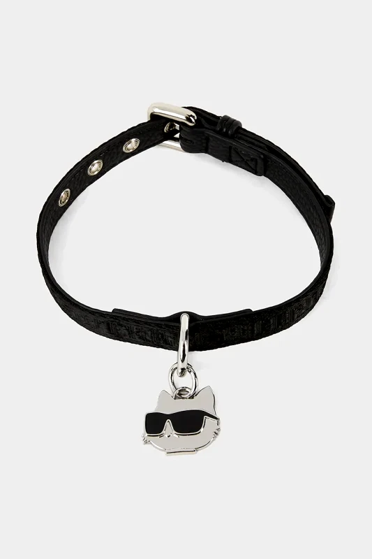 Karl Lagerfeld Κολάρο για σκύλους Karl Lagerfeld Ikon χρώμα: μαύρο, A1W42051