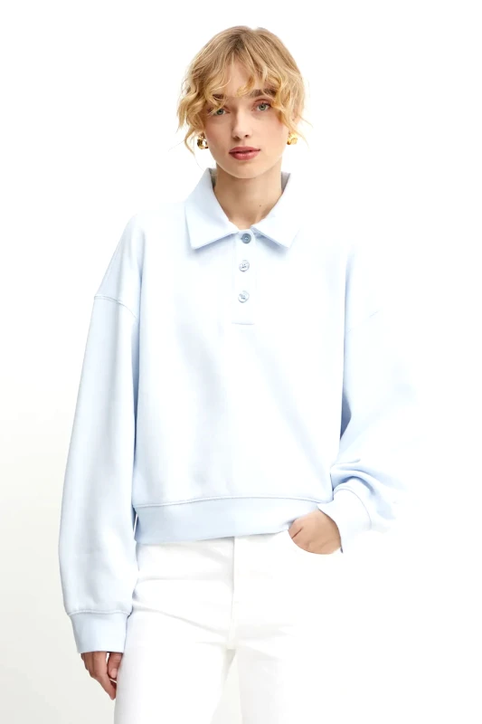 Filippa K Μπλούζα Filippa K χρώμα: μπλε, 31369