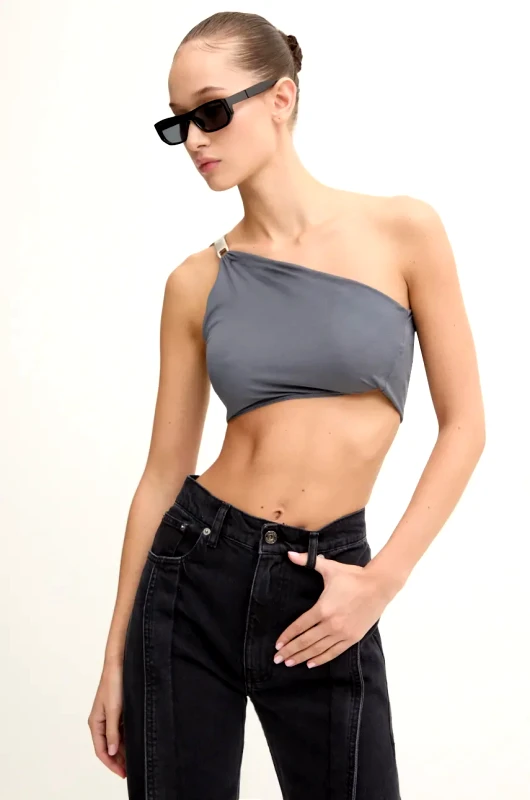 Rick Owens Lilies Top Rick Owens Lilies χρώμα: γκρι, LI02D5192RV
