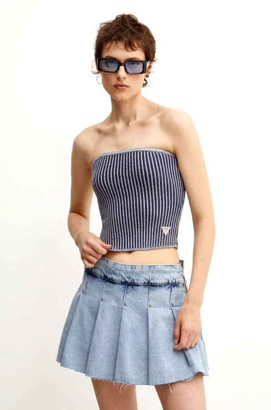 Guess Originals Top Guess Originals χρώμα: ναυτικό μπλε, W4YR27 Z1090