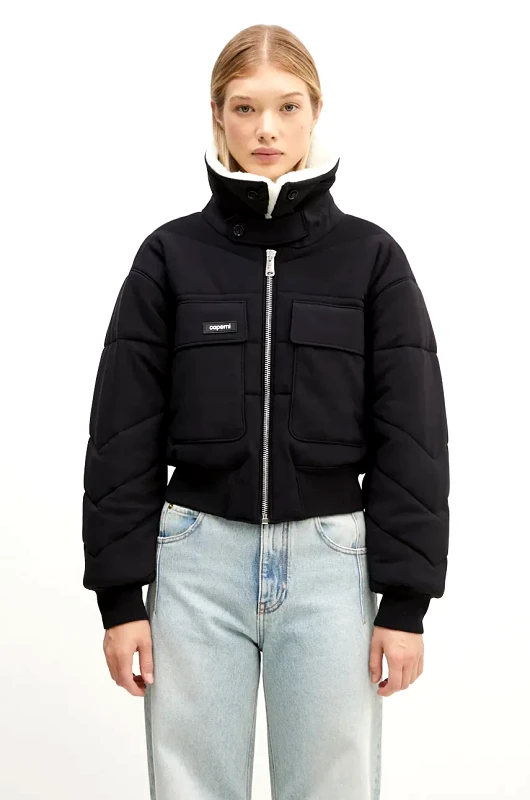 coperni Μπουφάν Coperni C+ Bomber Jacket χρώμα: μαύρο, COPV19BISF5004