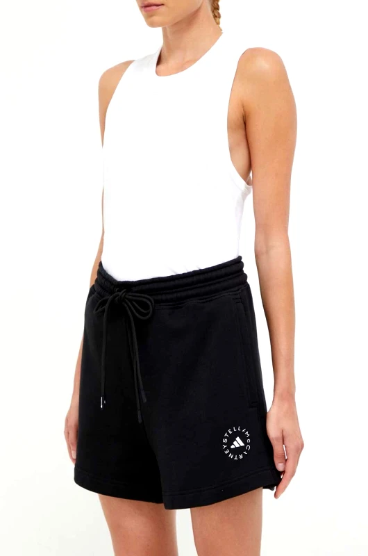 adidas by Stella McCartney Βαμβακερό σορτσάκι adidas by Stella McCartney Terry Terry