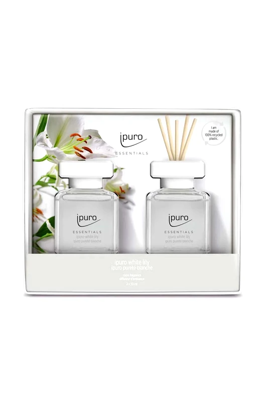 Ipuro Κιτ διάχυσης αρώματος Ipuro White Lily 2 x 50 ml 2-pack