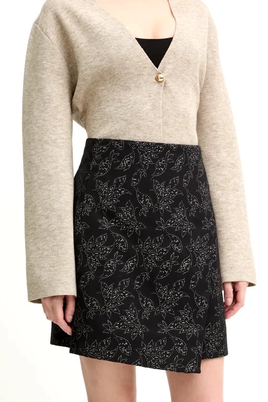 Bruuns Bazaar Φούστα Bruuns Bazaar χρώμα: μαύρο, BBW4236