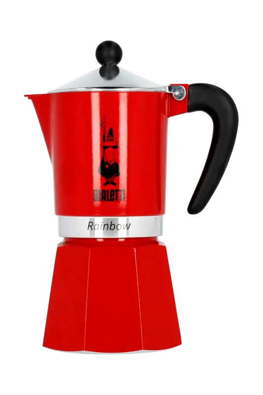 Bialetti Μπρίκι Bialetti Rainbow 6 tz χρώμα: κόκκινο, 0