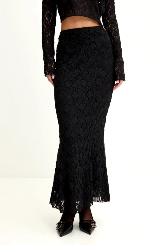 Rotate Φούστα Rotate χρώμα: μαύρο, 113070100