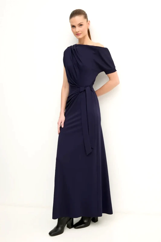 DIANE VON FURSTENBERG Φόρεμα DIANE VON FURSTENBERG χρώμα: ναυτικό μπλε, DVFDS4S009