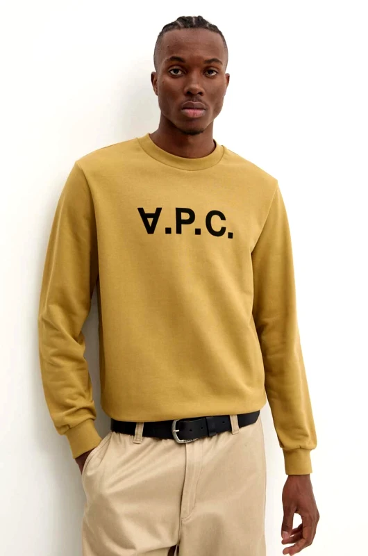 A.P.C. Βαμβακερή μπλούζα A.P.C. sweat standard grand vpc GOTS