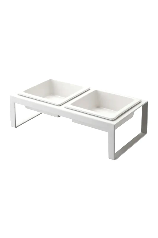 Yamazaki Ένα διπλό μπολ για κατοικίδιο Yamazaki Tower 300 ml