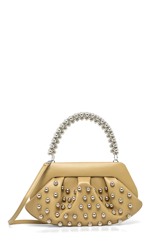 Themoire Τσάντα Themoire χρώμα: μπεζ, TMSR25EMRO24