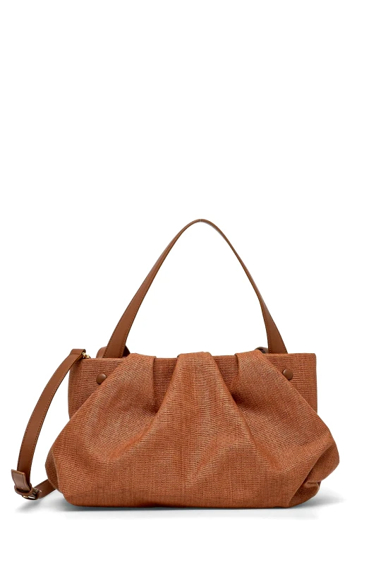 Themoire Τσάντα Themoire χρώμα: καφέ, TMSR25AHP89