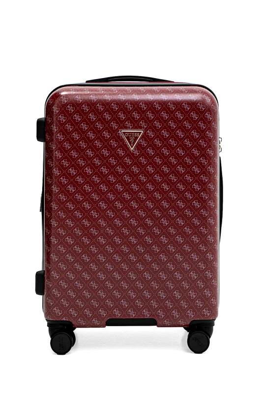 Guess Βαλίτσα Guess JESCO χρώμα: μπορντό, TWE838 99820