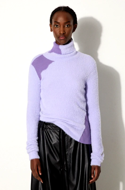 MM6 Maison Margiela Πουλόβερ με προσθήκη μαλλιού MM6 Maison Margiela