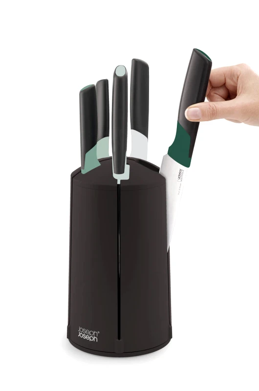 Joseph Joseph Joseph Joseph Σετ μαχαιριών με θήκη Elevate Sage (6-pack)