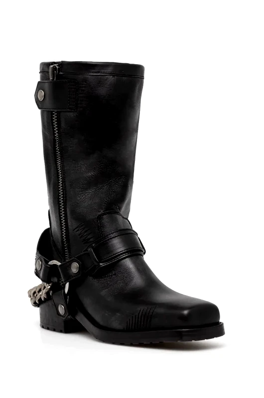 Zadig&Voltaire Δερμάτινες μπότες ZADIG&VOLTAIRE Igata Boots γυναικείες, χρώμα: μαύρο, SWCT00865