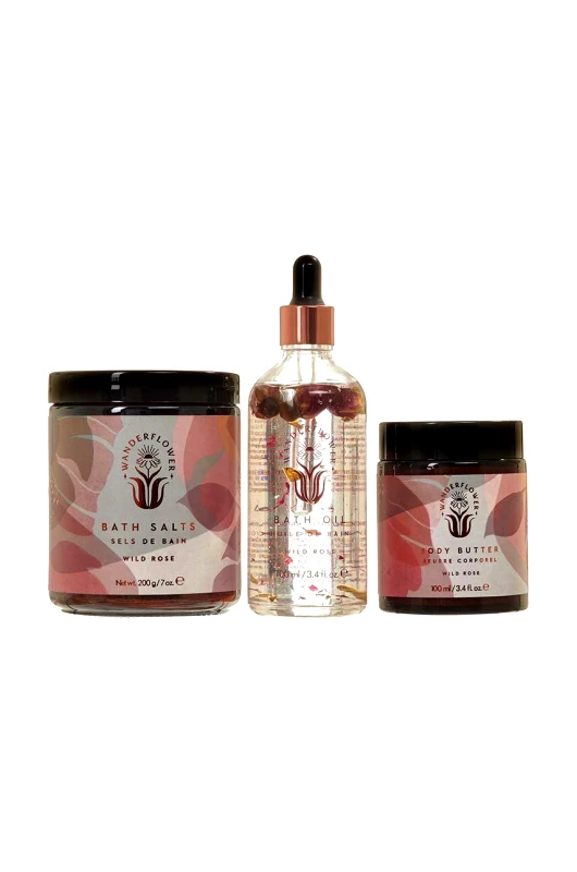 Wanderflower Σετ μπάνιου Wanderflower Time to Unwind Set 3-pack