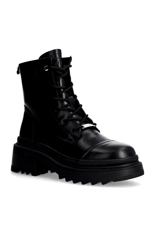 Goe Δερμάτινα workers GOE χρώμα: μαύρο, OO2N4115 BLACK