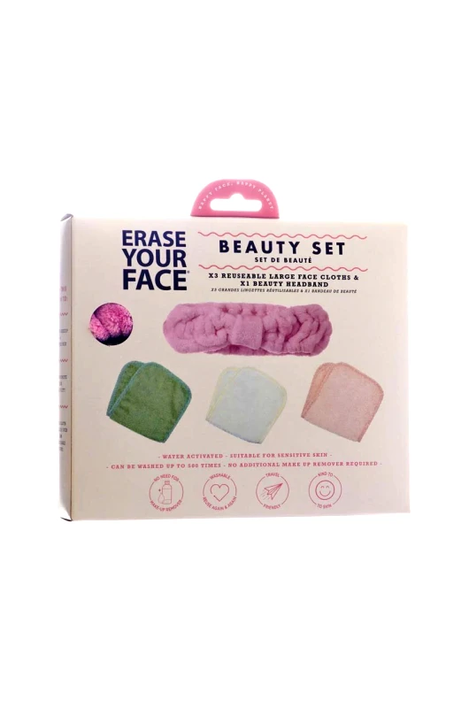 Erase Your Face Σετ καθαρισμού του δέρματος του προσώπου Erase Your Face Beauty Set