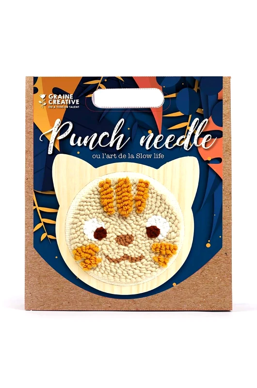 Graine Creative Κιτ κεντήματος Graine Creative Cat Punch Needle Kit
